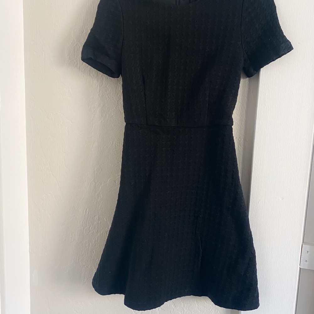 Theory textured black dress